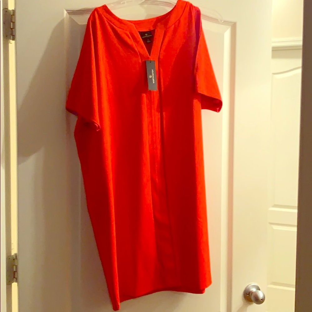 Women’s Orange Worthington Sheath Dress Sz Large